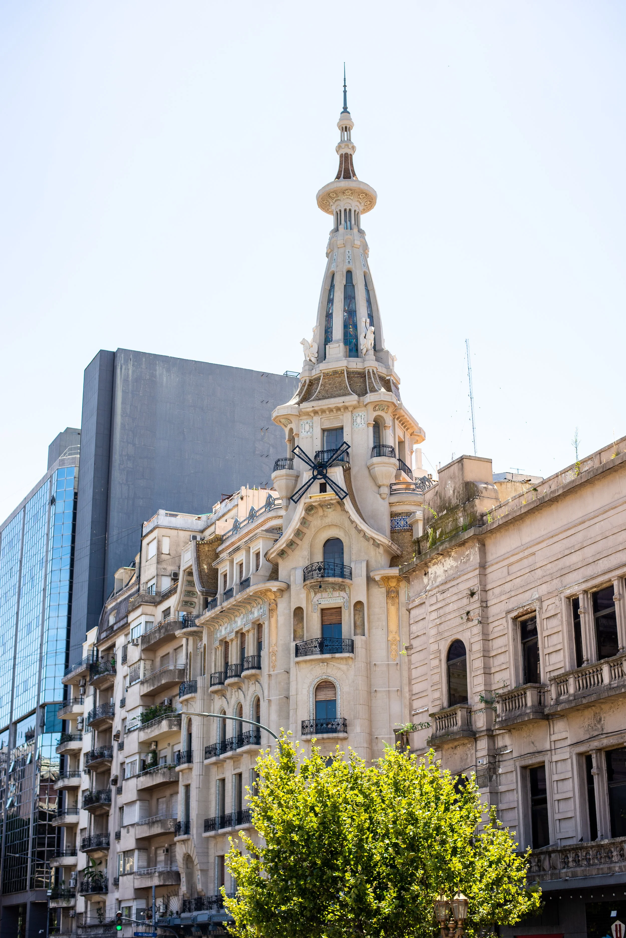 Historic architecture in Buenos Aires during an All About Ballroom dance retreat.