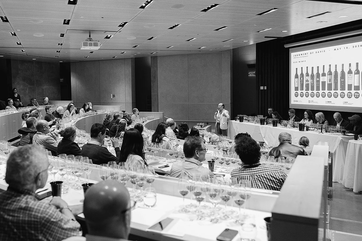 Judgment of Davis wine tasting at the Harvard Data Science Initiative’s Vine to Mind.