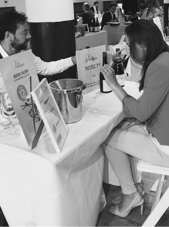 Guests participating in a wine tasting experience.