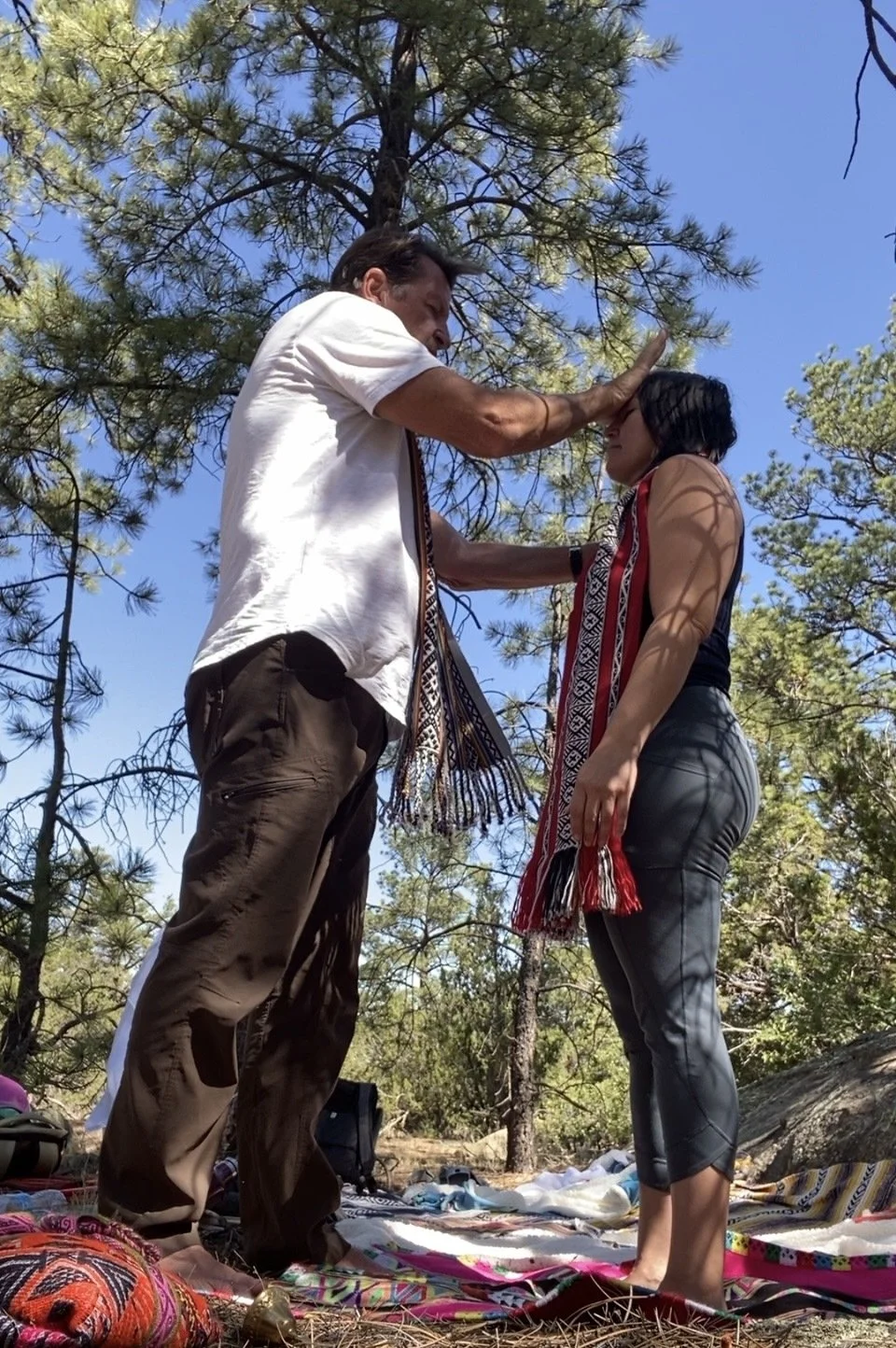 Receiving Rites via ceremony and blessings, Shamanic Energy Blessing and Clearing