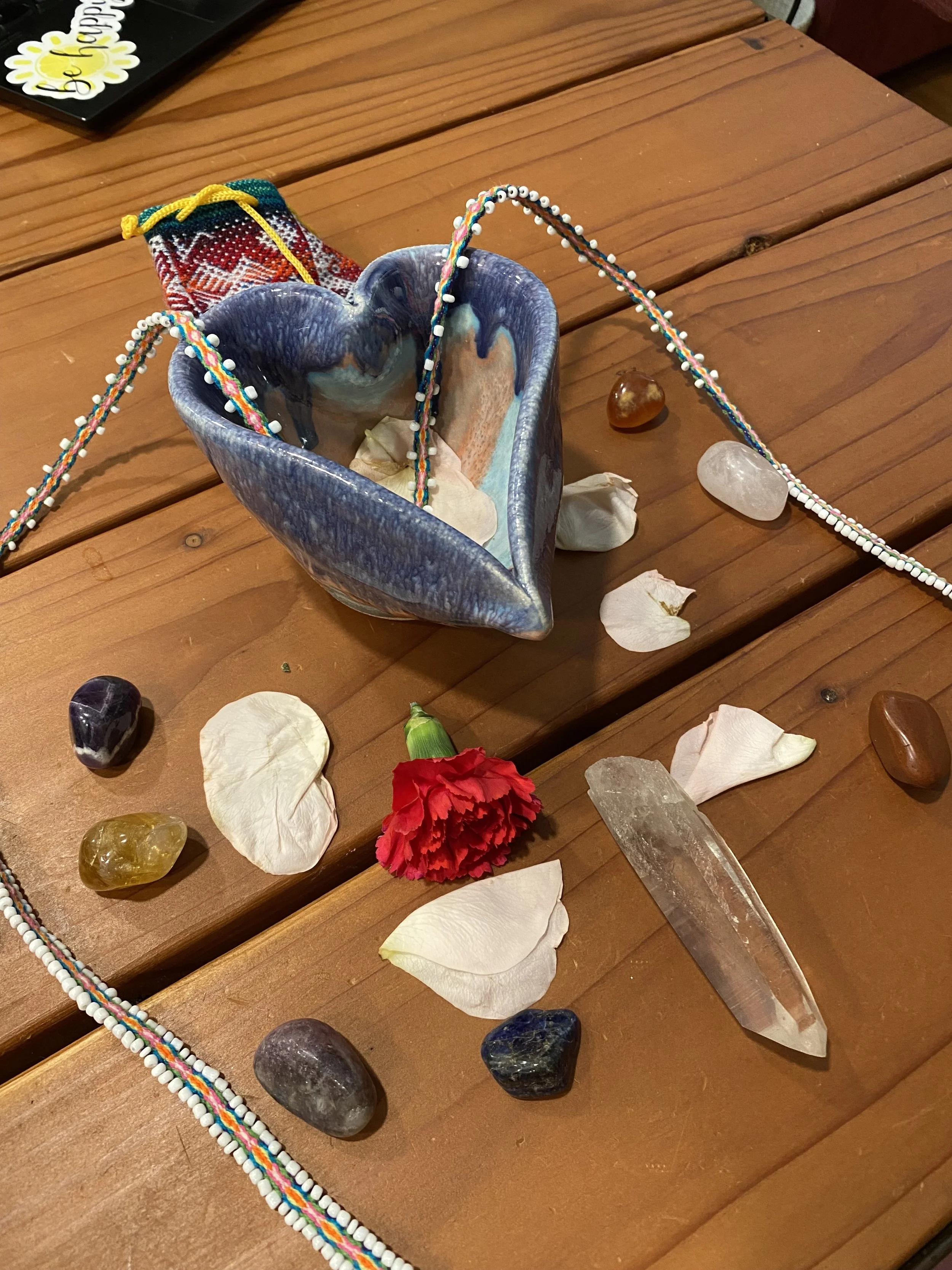 Varied healing crystals