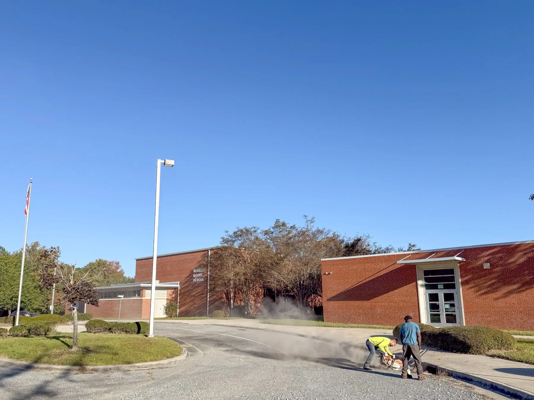 Asphalt Repair at Merrick Moore Elementary