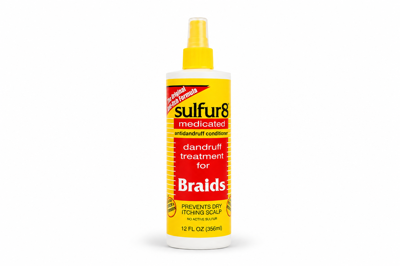 Sulfur8 Medicated Braids Spray – Scalp Care for Braids & Locs