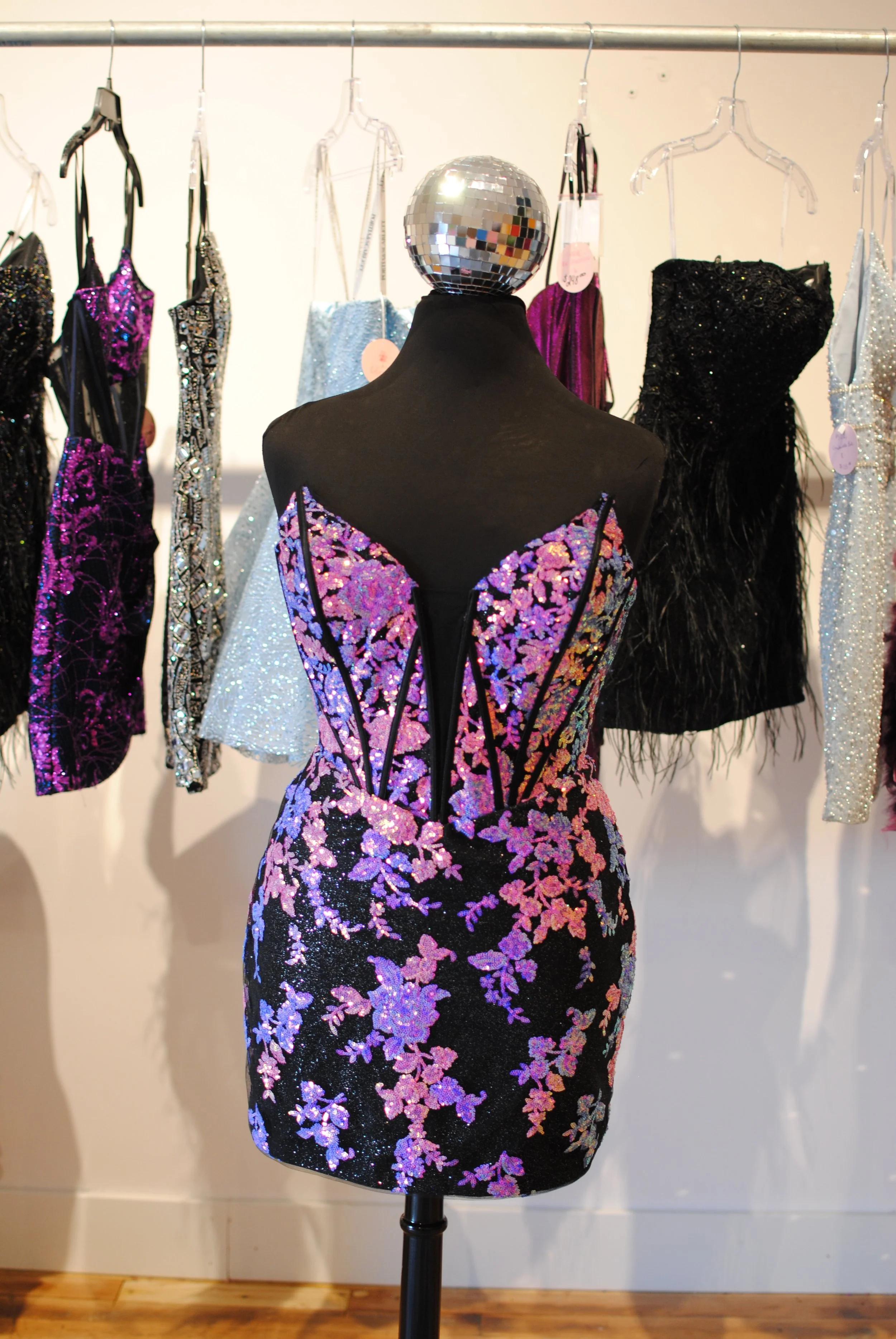 Floral Corset Mini Dress