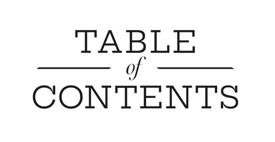Table of Contents