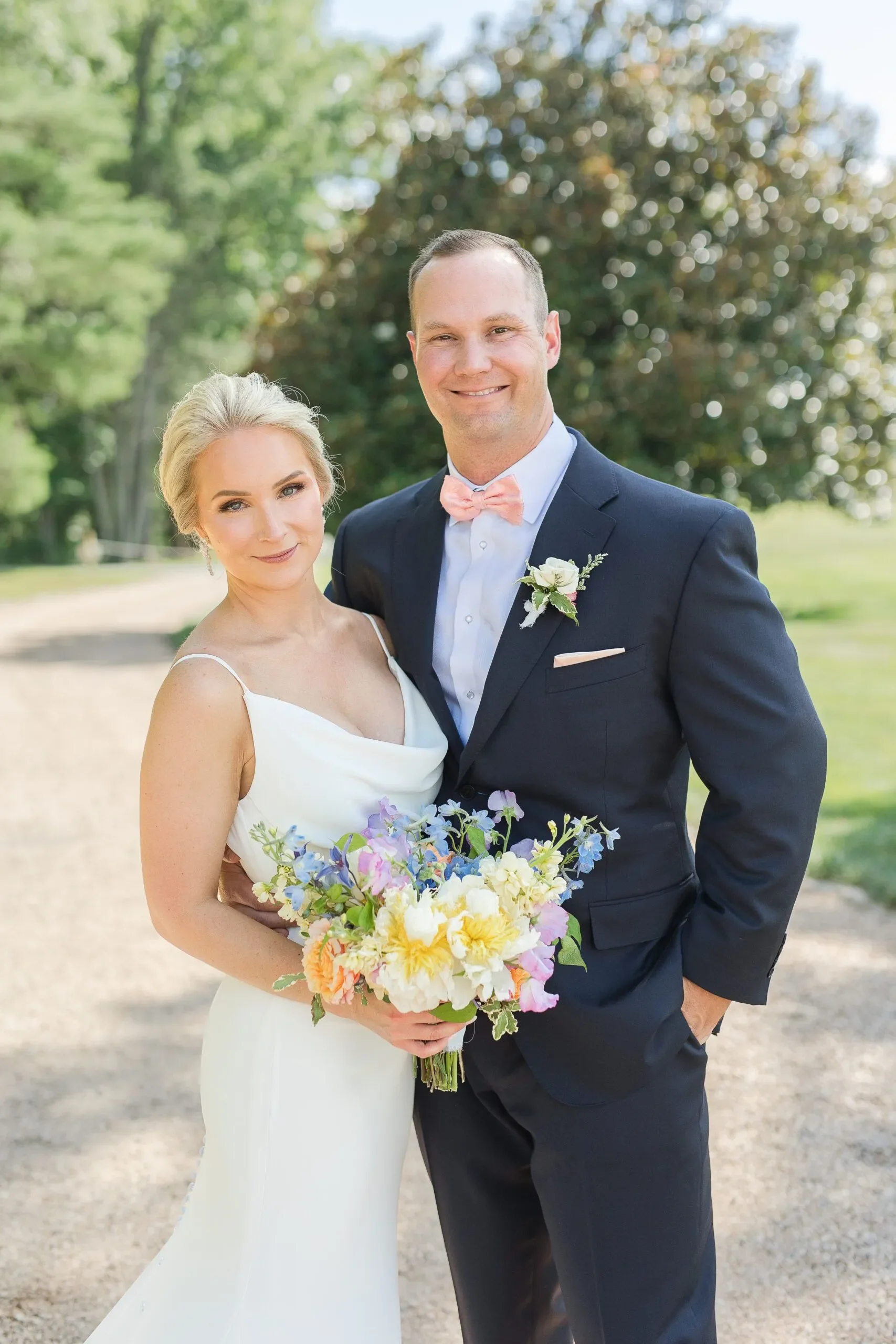 Blue and White Inspiration: Allie &amp; Forrest’s Wedding