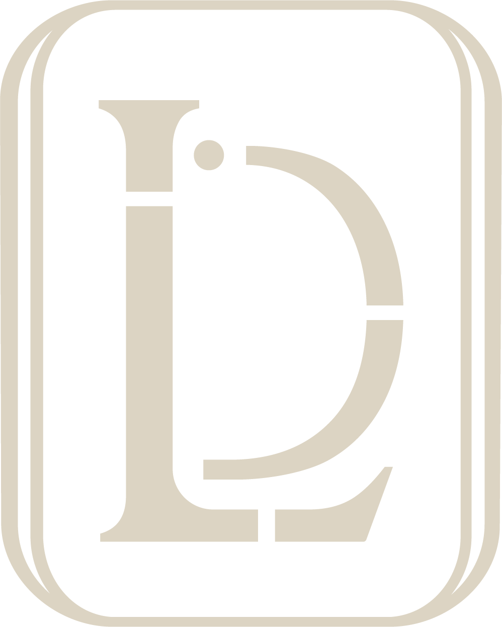 Icon of a microscope with a beige background