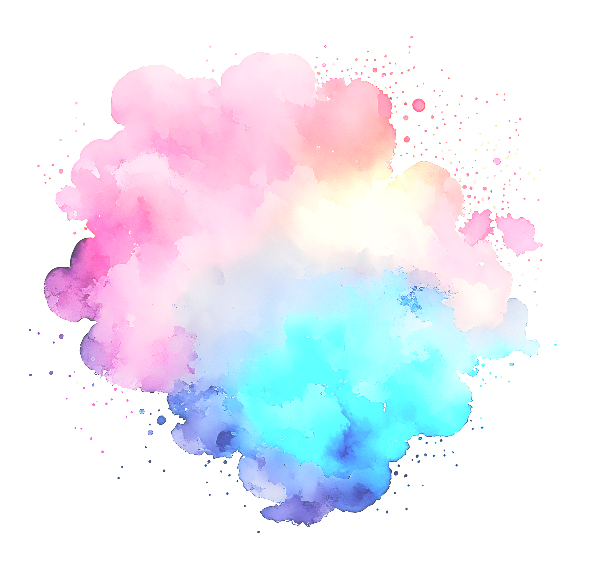 Digital abstract image of the map of Australia with vibrant colors and a glowing effect.
