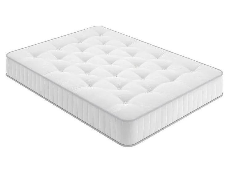 White tufted mattress, cheap and premium.