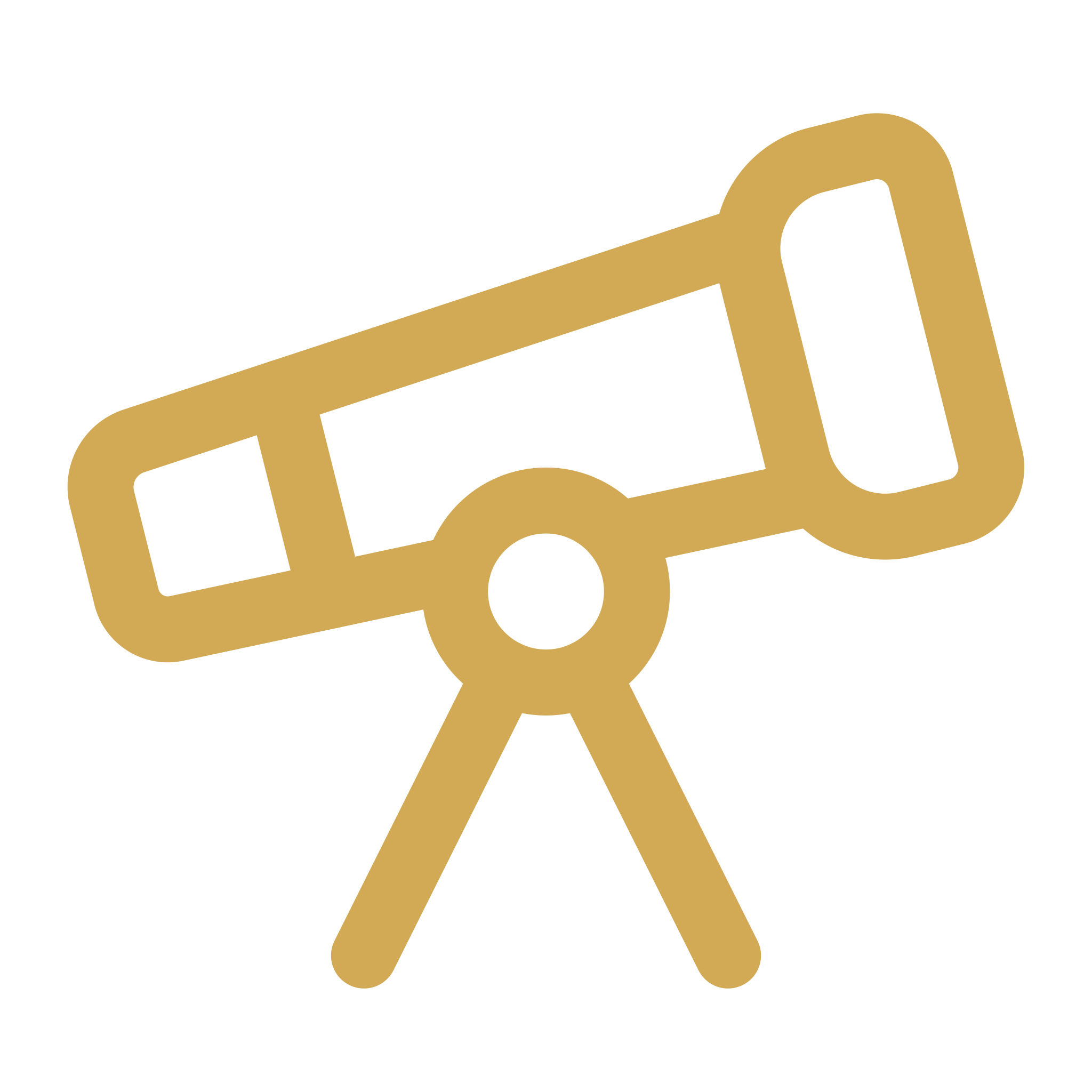 A gold-colored icon of a roller coaster with loops on a black background.