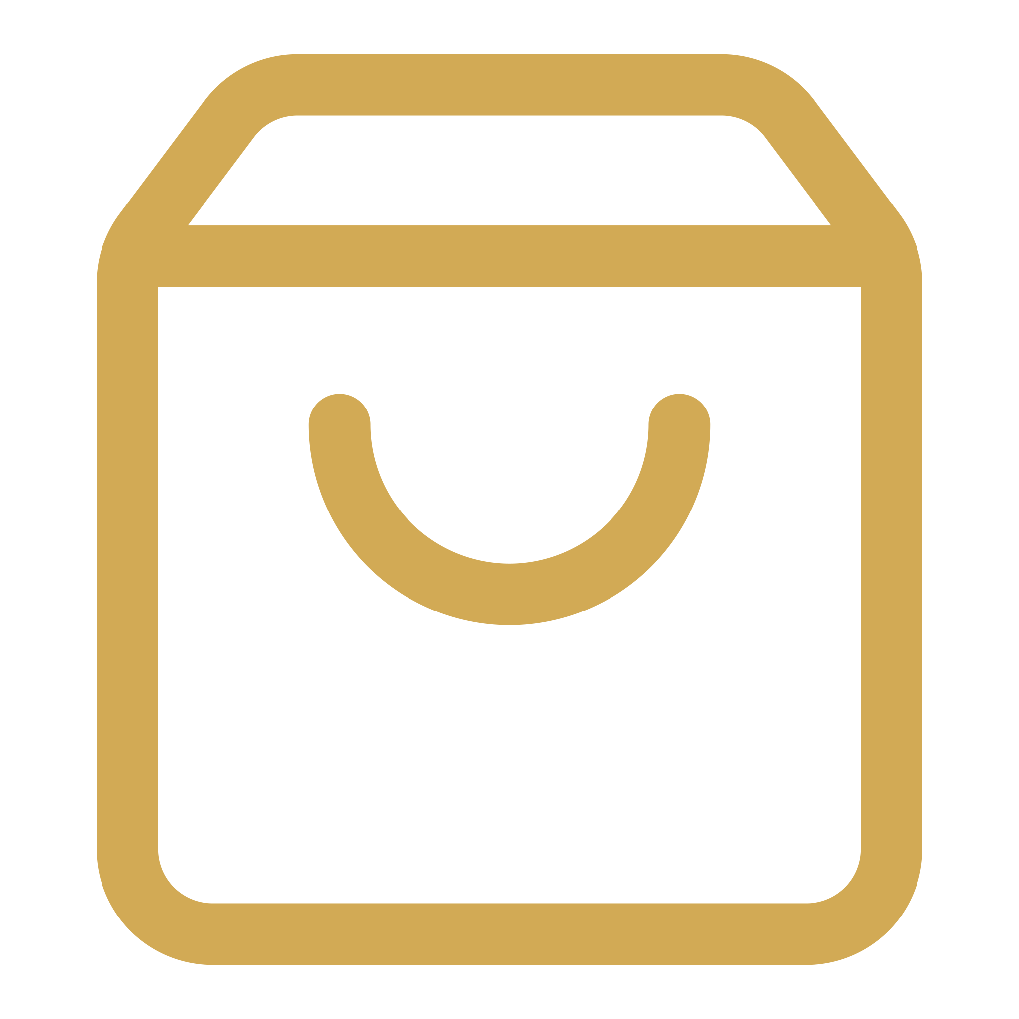Gold-colored Instagram logo with rounded square shape and a small circle in the bottom middle.
