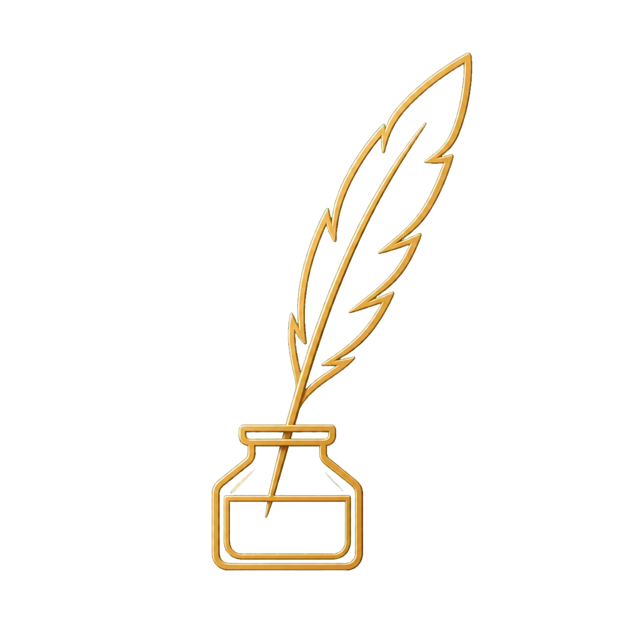 quill in inkwell icon