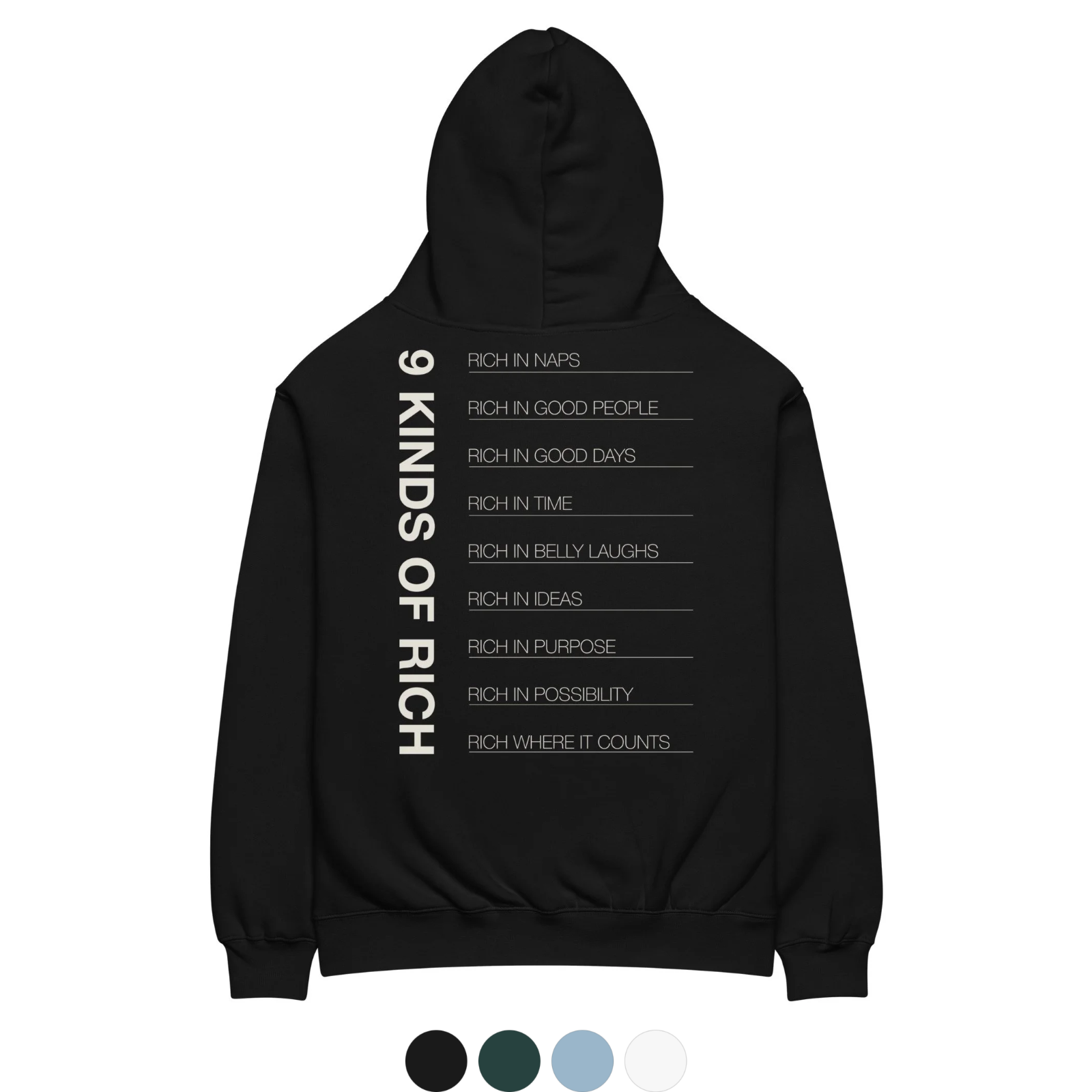 Rich List Oversized Hoodie