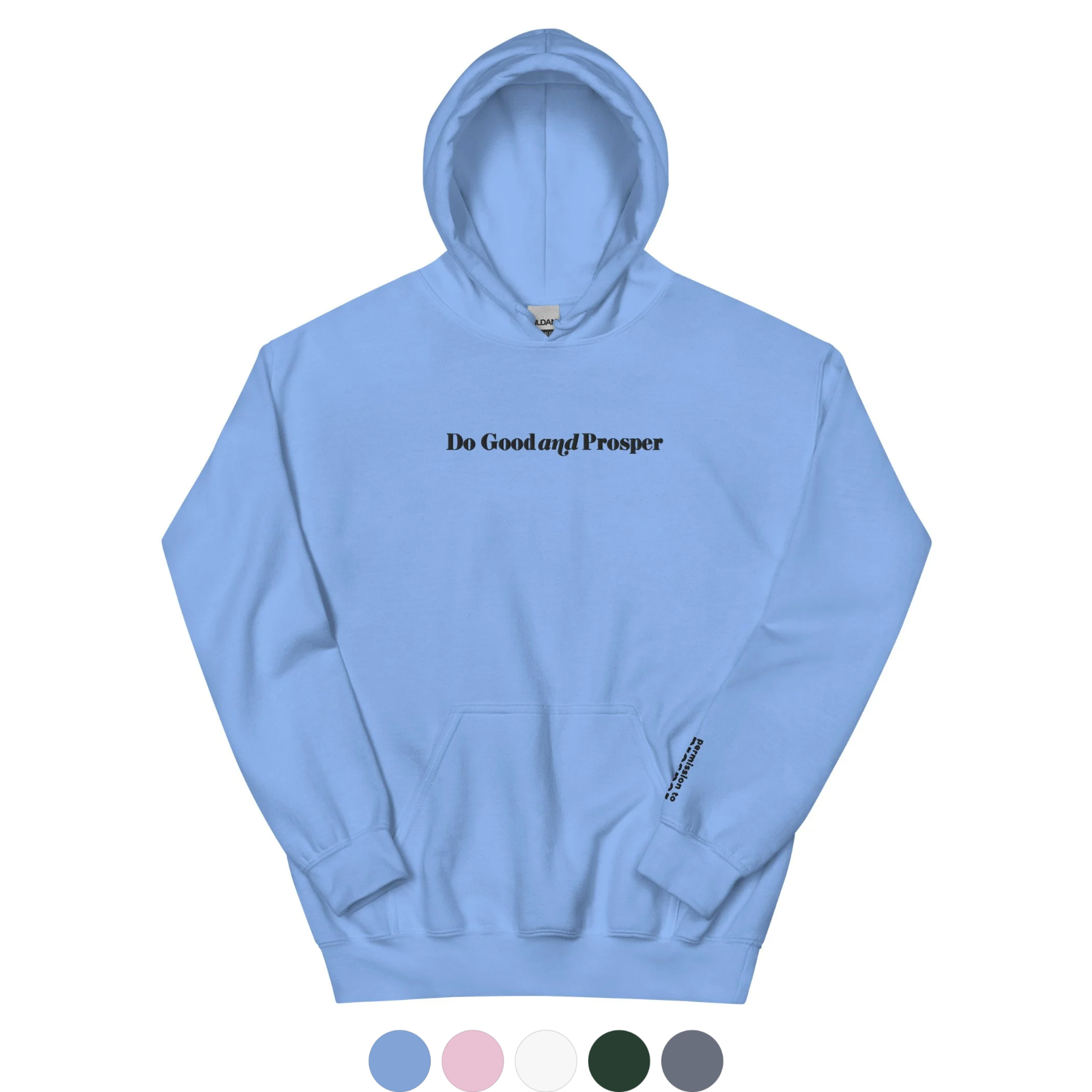 Permission to Prosper Embroidered Hoodie