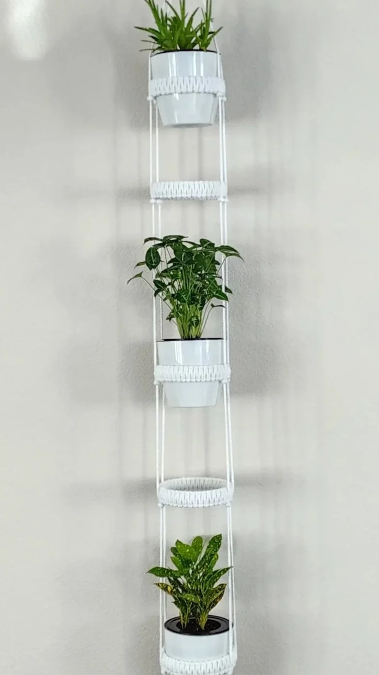 OMM Depot Smart Water vertical planter with adjustable rings and removable self-watering pots