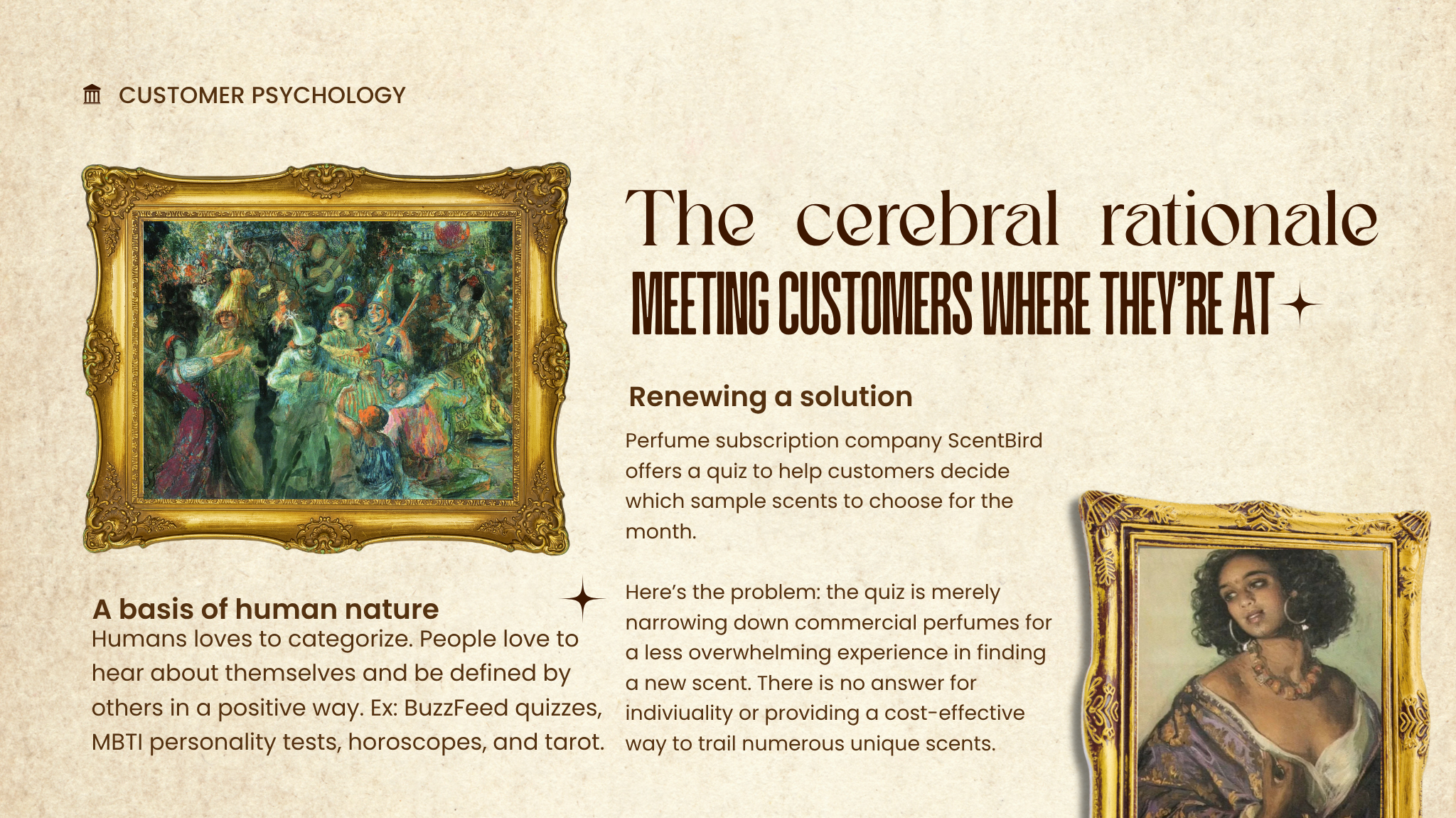 Customer psychology