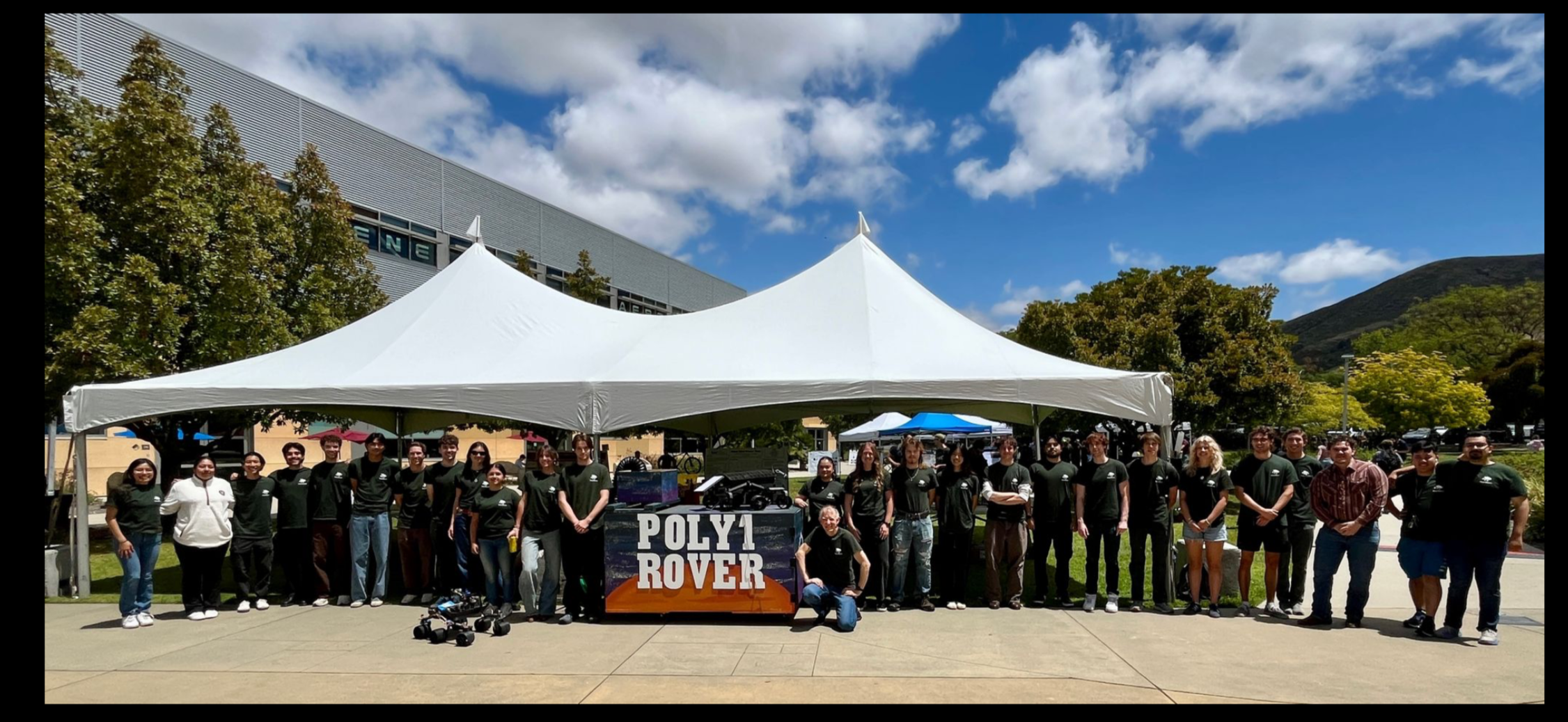 Poly1Rover participants at Cal Poly's Engineering Expo