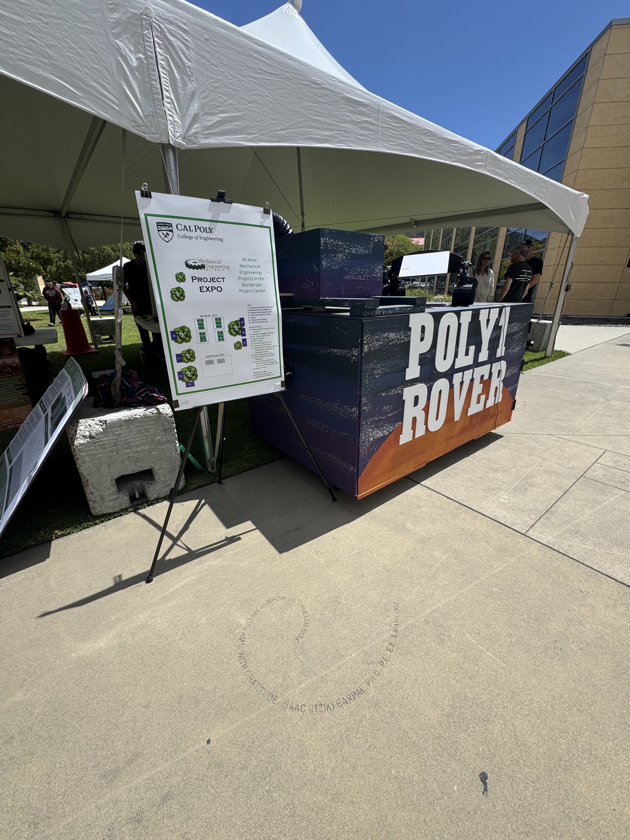 The finished test chamber presented at Cal Poly's Engineering Expo