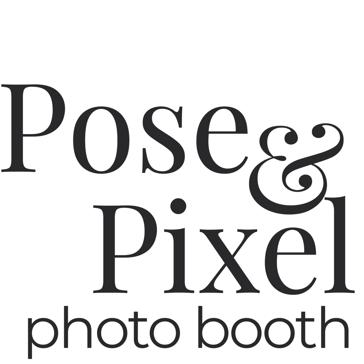 Pose &amp; Pixel Photo booth 