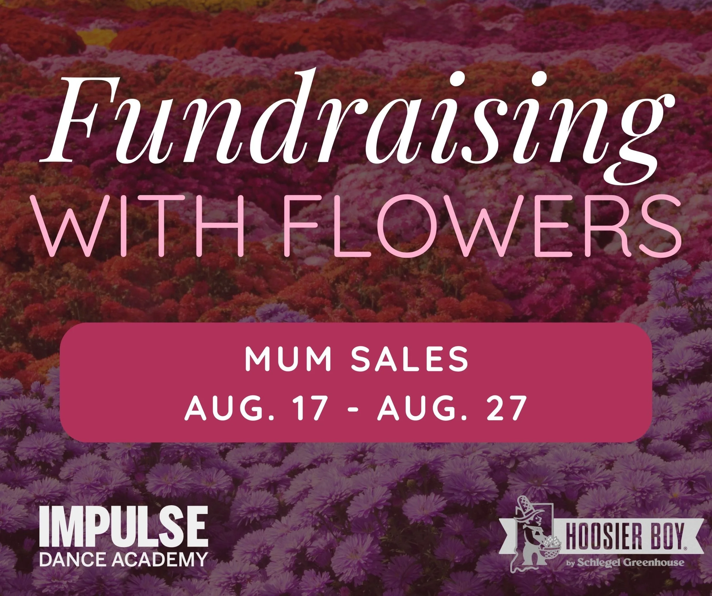 Its that time of the year again! Our first fundraiser of the season has officially begun! 🌹🪻🌸🌺🌷🌻🌼 Mums and other assorted plants are available for purchase now through Aug. 27. Pick up will be the afternoon/evening of September 16th! Orders ar