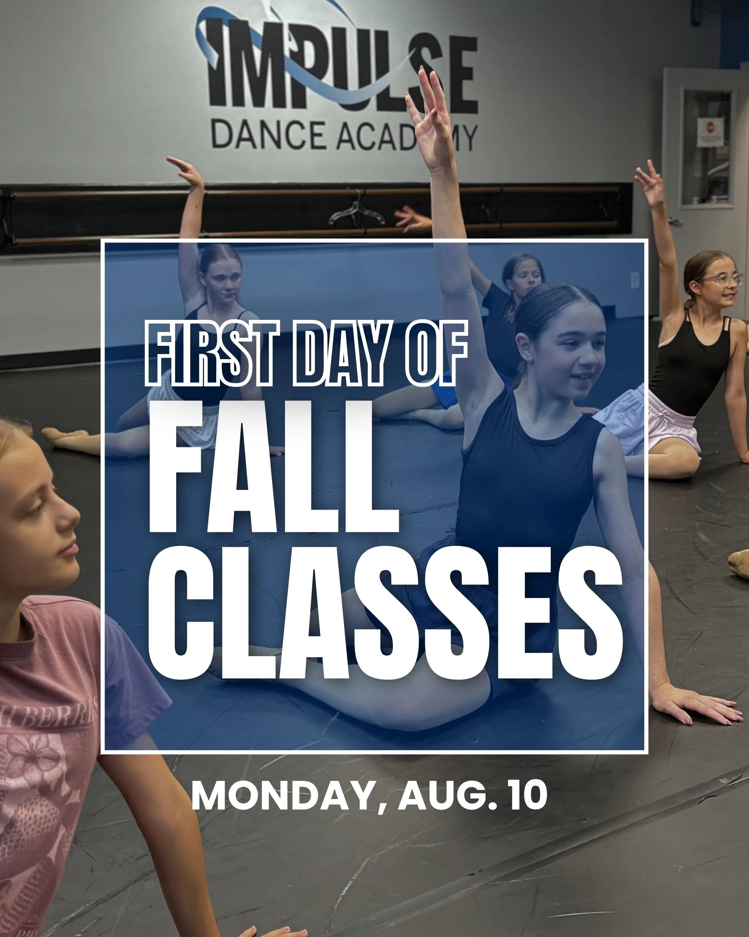 First day of Fall Classes begin TOMORROW, Monday, Aug. 10th! We are SO excited to see our dance family back in the studio and meet all of the new dancers joining us for the first time! 

Ready to start your child&rsquo;s dance journey? It&rsquo;s not