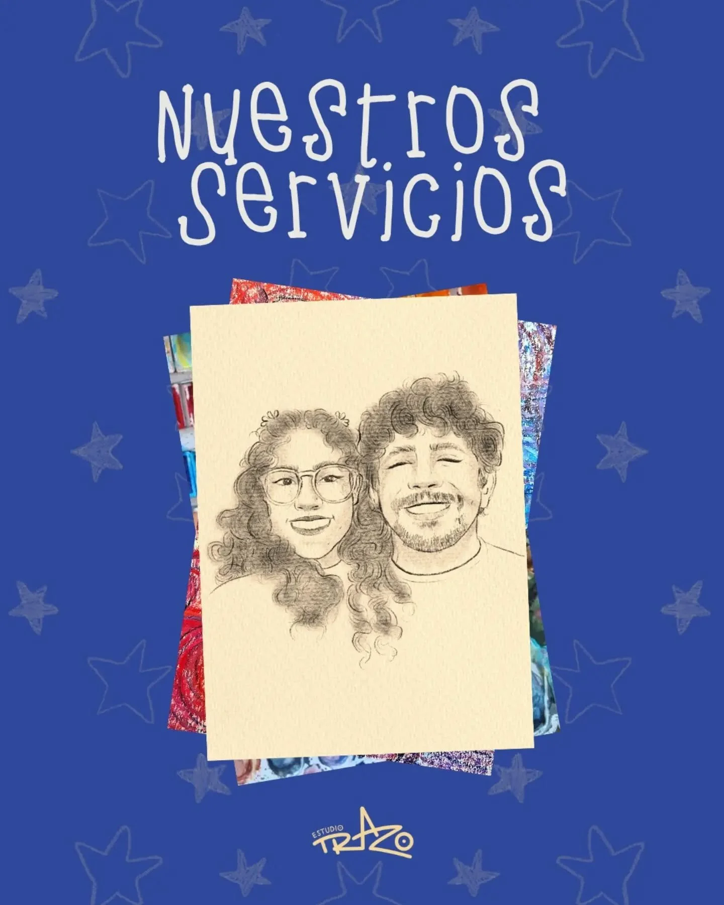 ☆ &iquest;Qu&eacute; podemos crear contigo? ☆

🎨 Experiencias &middot; Arte en vivo para tus eventos.
🧩 Talleres &middot; Espacios para crear, explorar y compartir.
✏️ Comisiones &middot; Ilustraciones personalizadas para convertir tus historias en