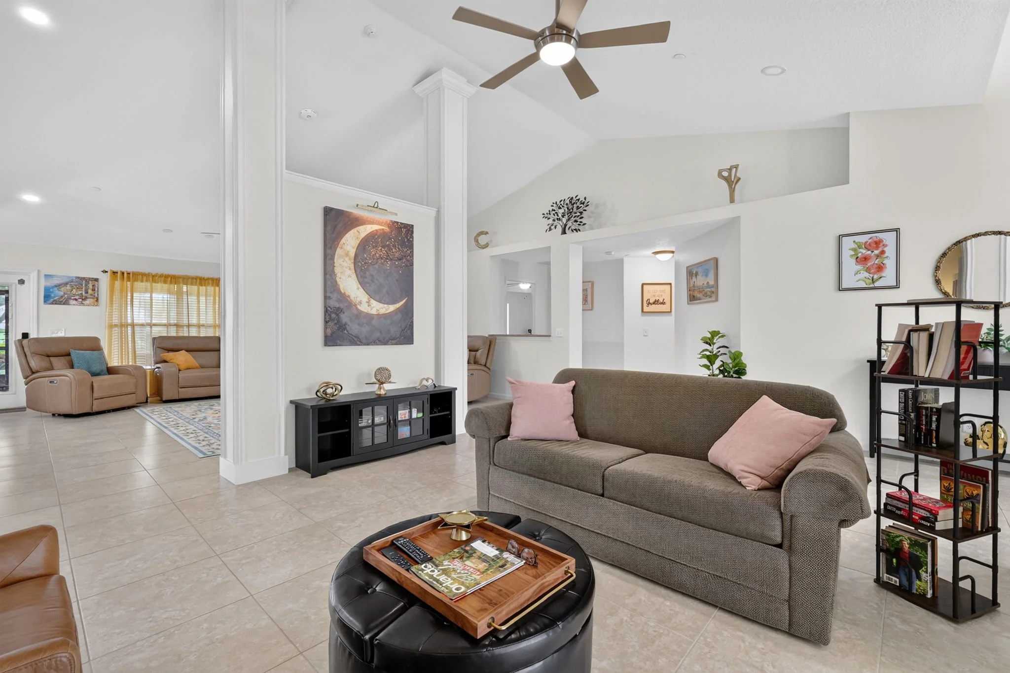 Living room at New Moon Senior Living, 24548 Calusa Blvd, Eustis, FL 32736