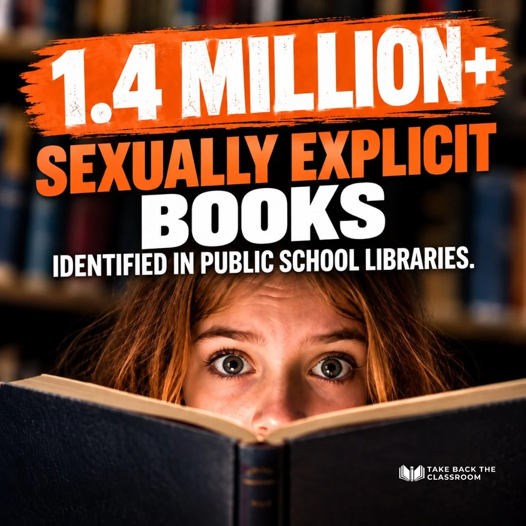 You may be surprised by what&rsquo;s available in your child&rsquo;s school library.

Don&rsquo;t guess. Search your school.

Take Back the Classroom has built a nationwide database to help parents see what books have been identified in public school