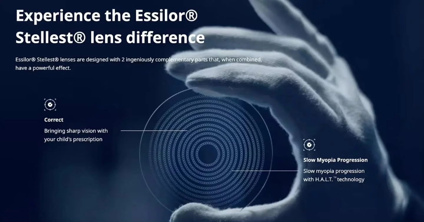 Levato Eyewear is proud to offer Stellest, an innovative science-backed  approach to managing myopia progression in children.

Myopia (nearsightedness) is a progressive condition that often worsens as children grow. Higher levels of myopia may increa