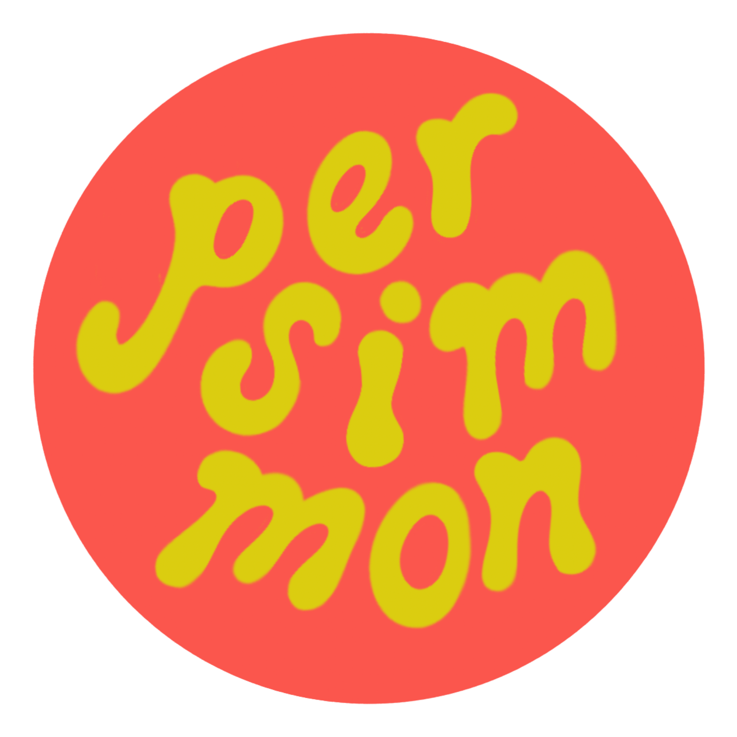 Bright orange circular background with yellow text that says 'pop!' in a playful, bubbly font.