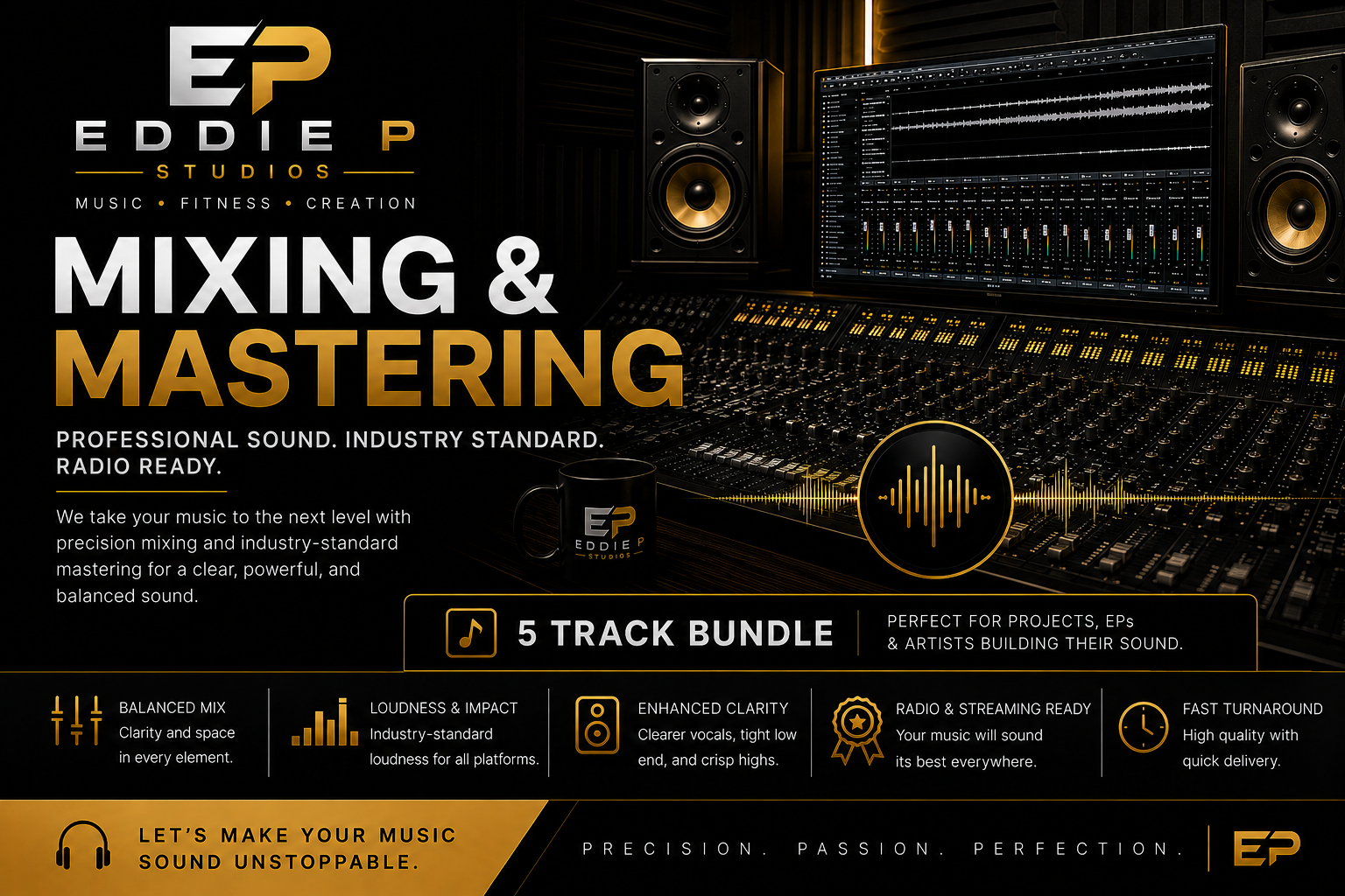 5-Track Mixing & Mastering Bundle