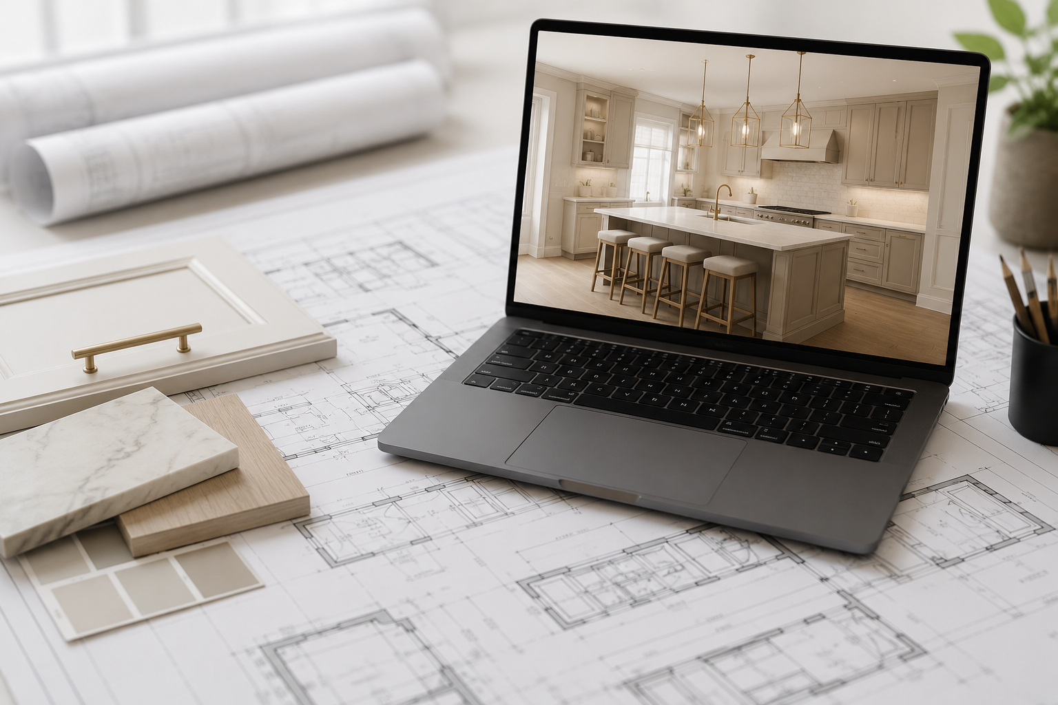 Certified Interior decorator services will help design your dream kitchen, laundry room, bathroom or other residential spaces. We offer guidance in making confident selections of styles, finishes, hardware and more to compliment the space.