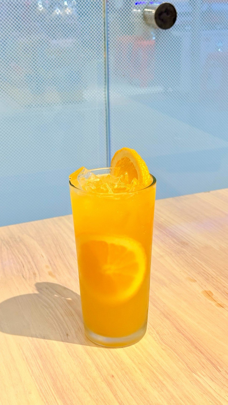 Orange green tea