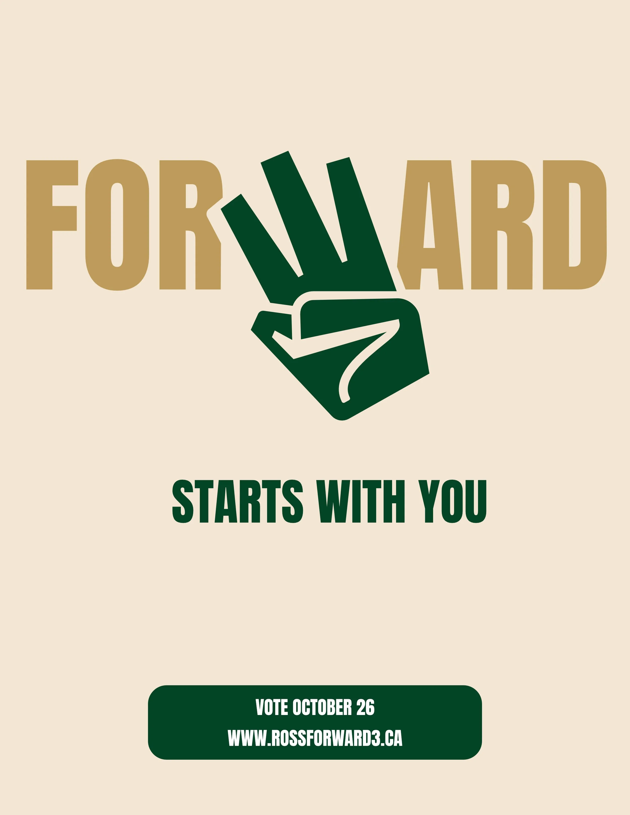 Forward Starts With You - Poster