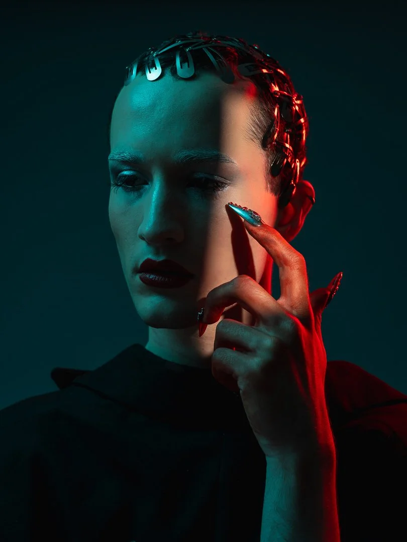 Maquillage et coiffure pour projet éditorial en ille et vilaine