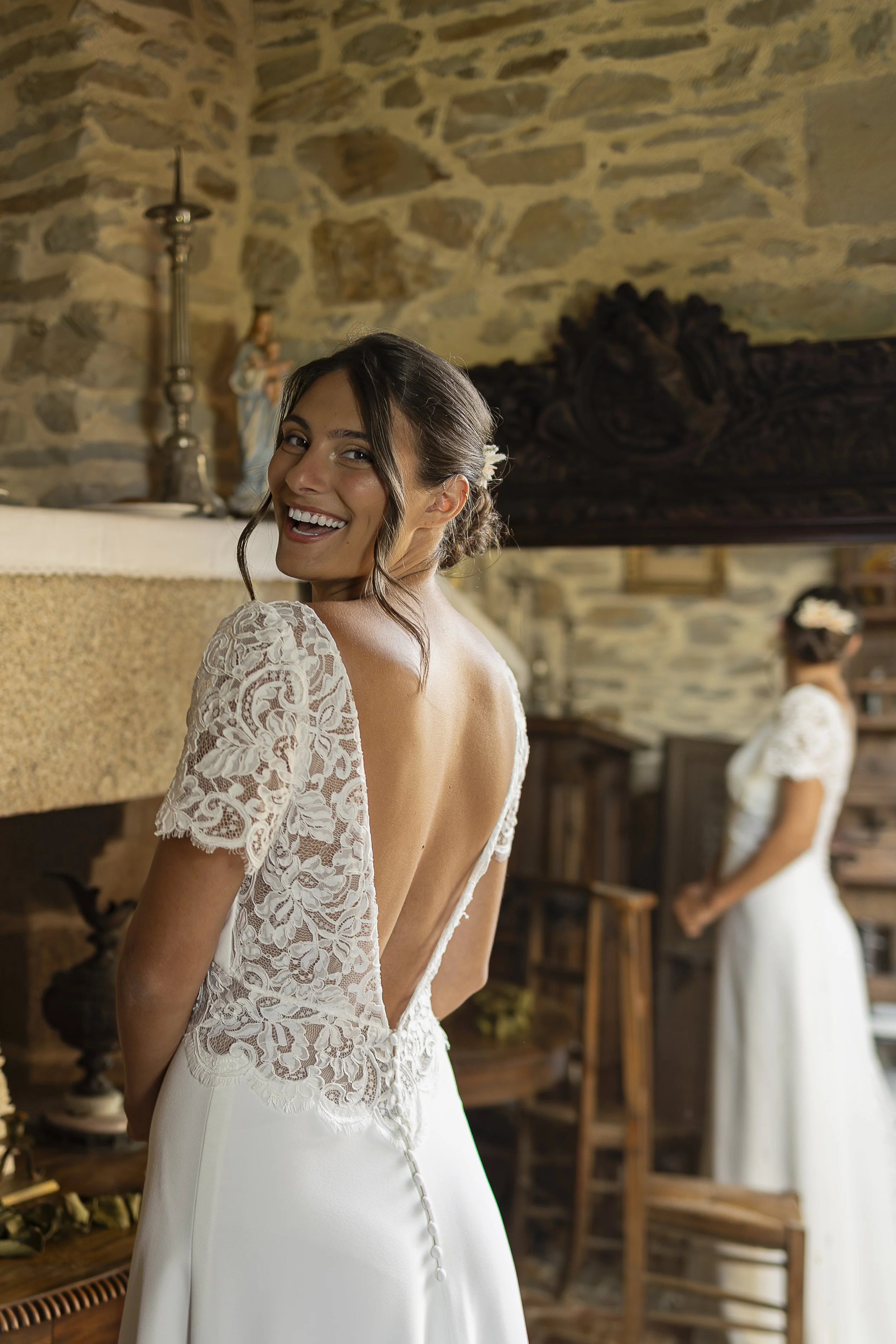 Maquillage mariée intemporel pour un mariage à Rennes