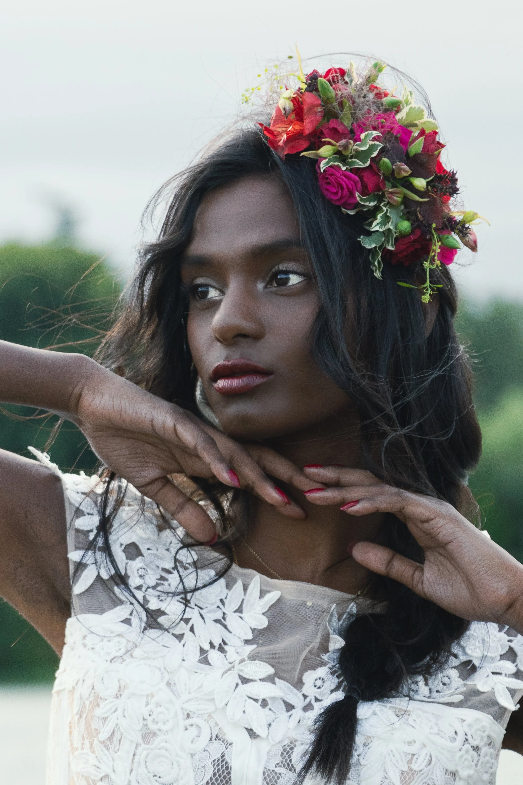 Maquillage de mode pour un shooting photo