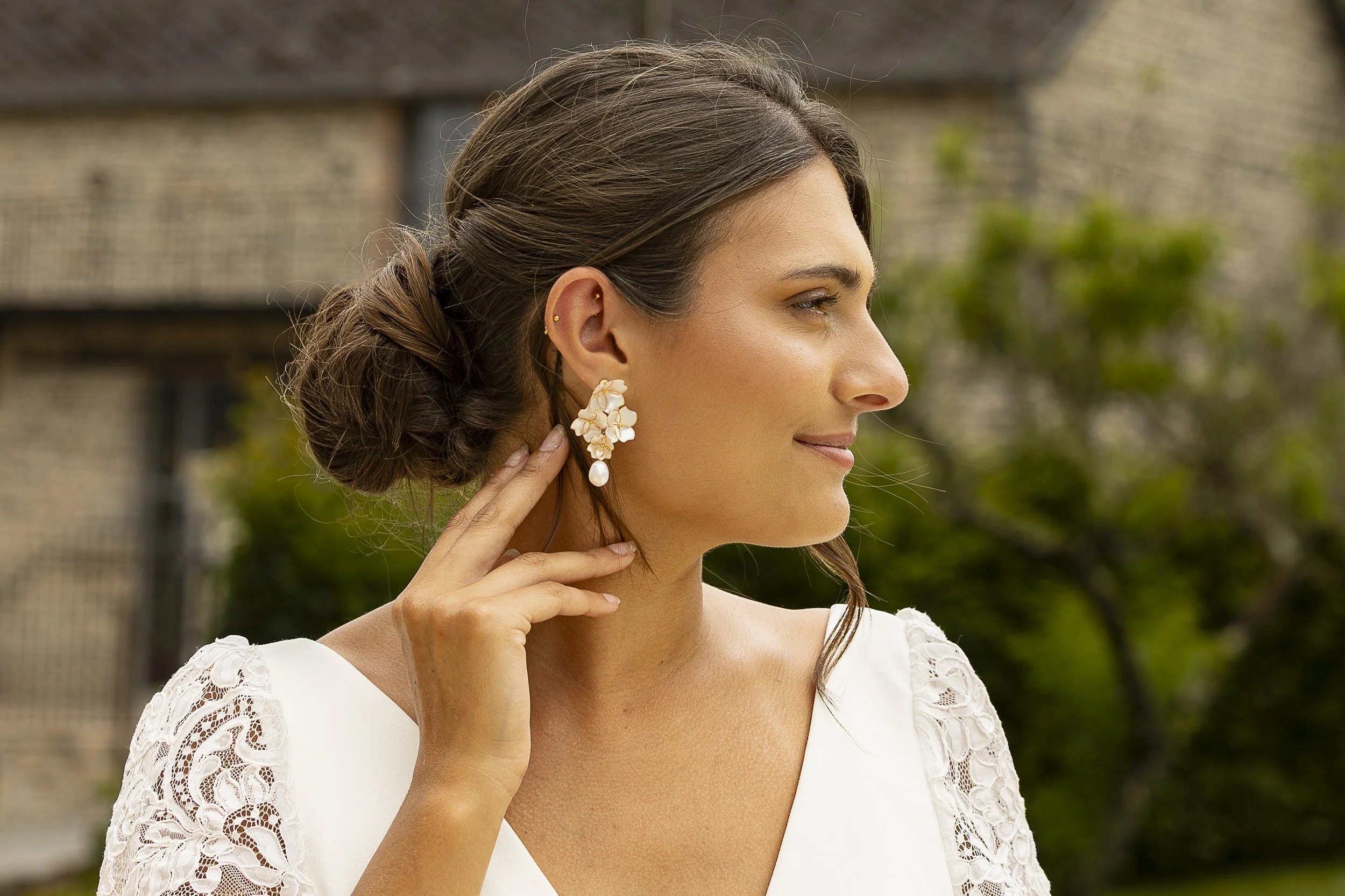 Maquillage mariée intemporel pour un mariage à Rennes