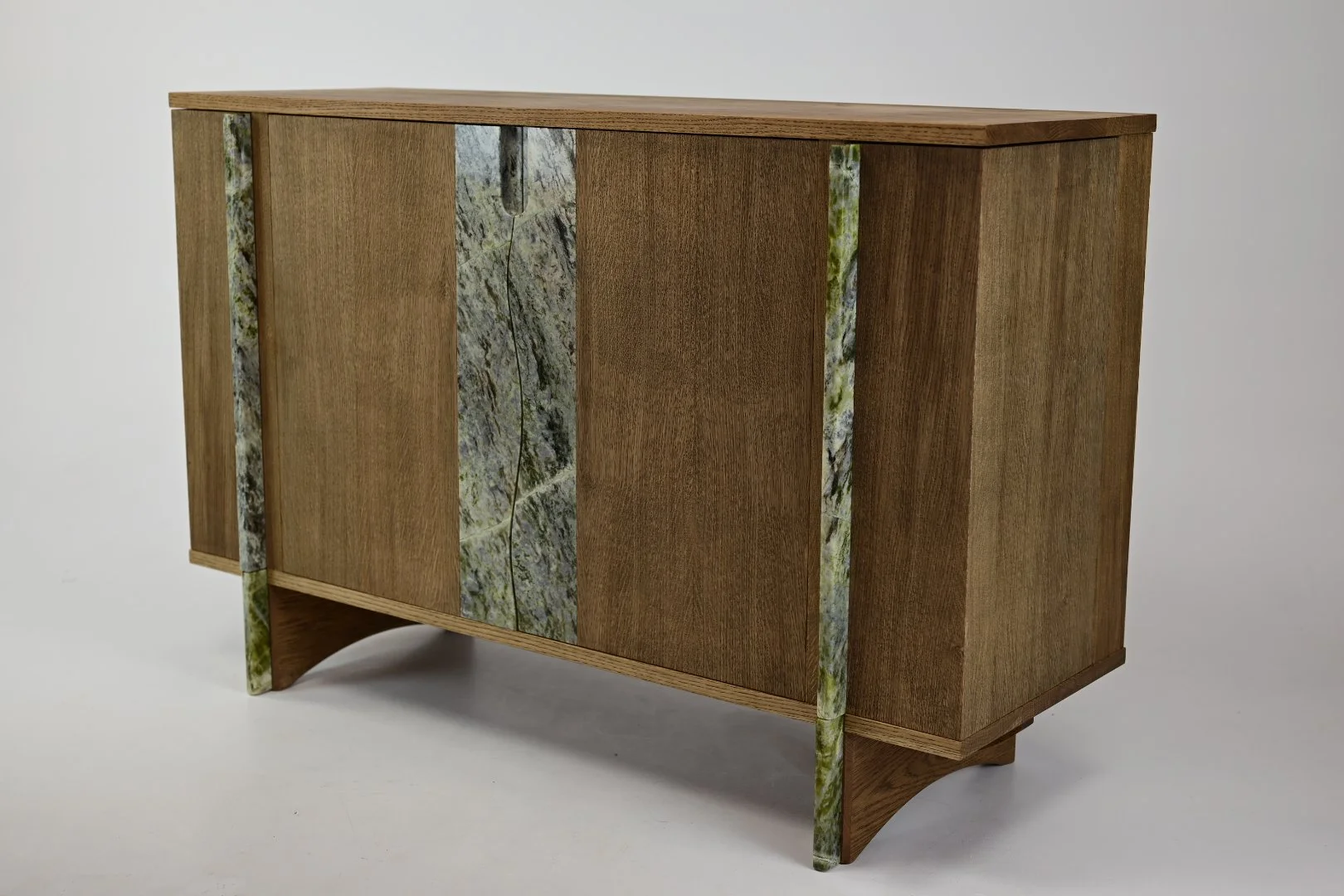 Drinks Cabinet 01 - Connemara Marble & Stained Oak