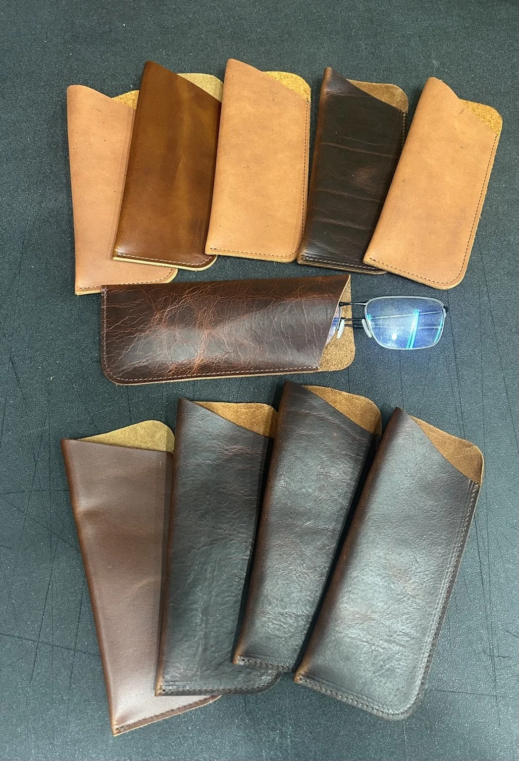 Handmade Leather Eyeglass Case