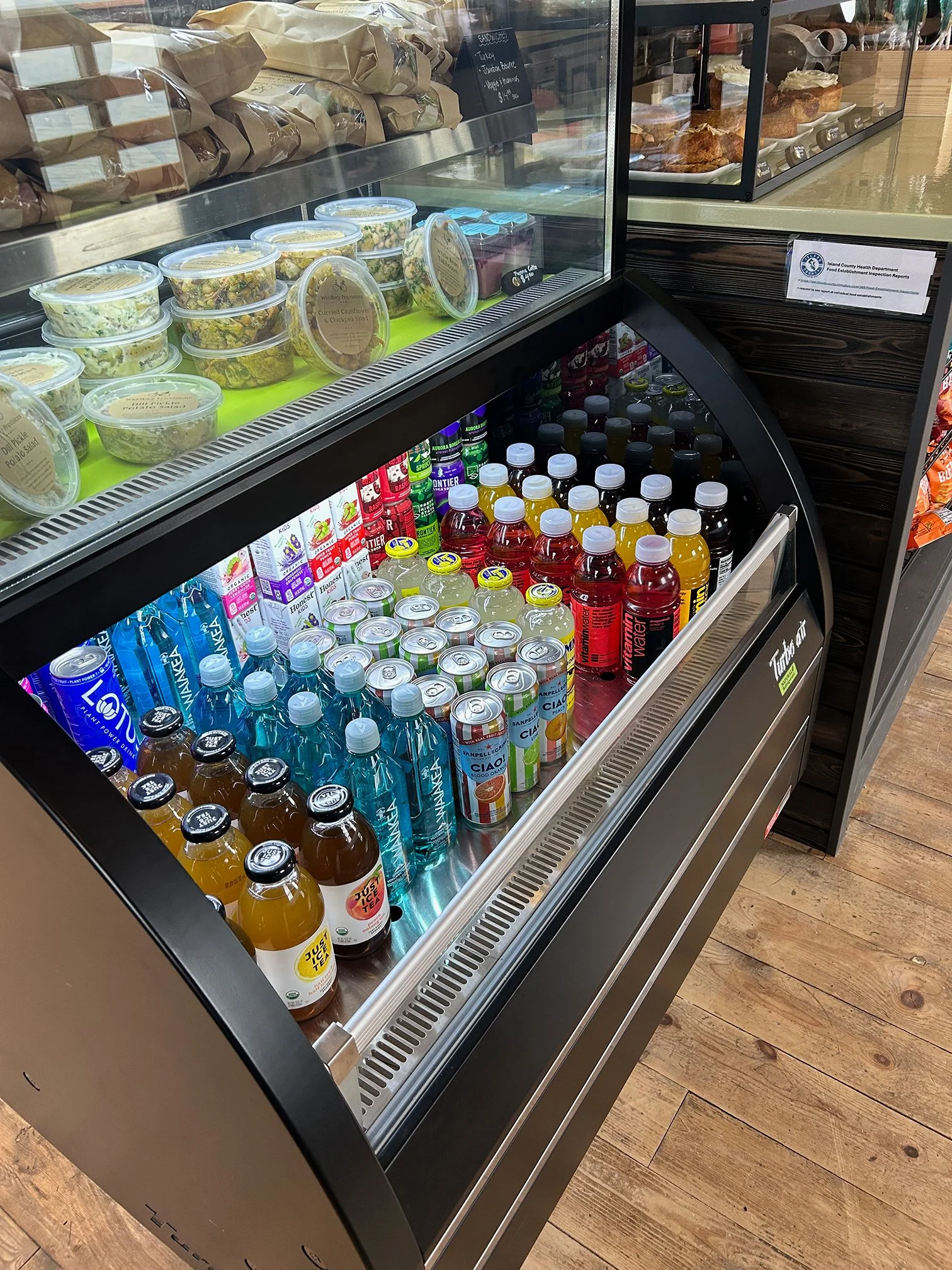 Hot day? We have an assortment of cool beverages including iced Tony's coffee!