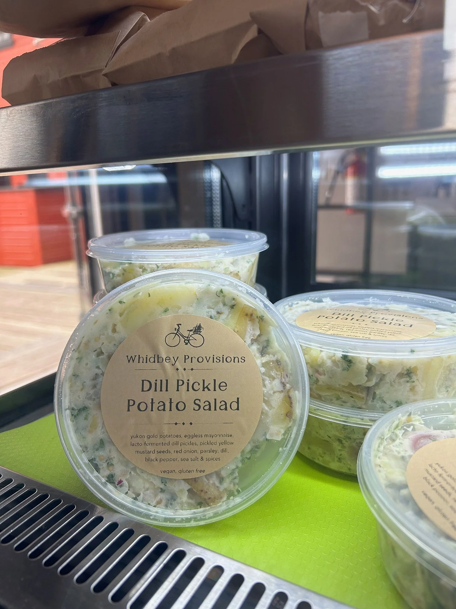 Dill pickle potato salad