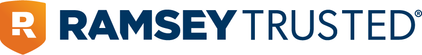 RamseyTrusted badge, Brooke Cutuli's certification as a Dave Ramsey recommended real estate agent in Chandler, AZ