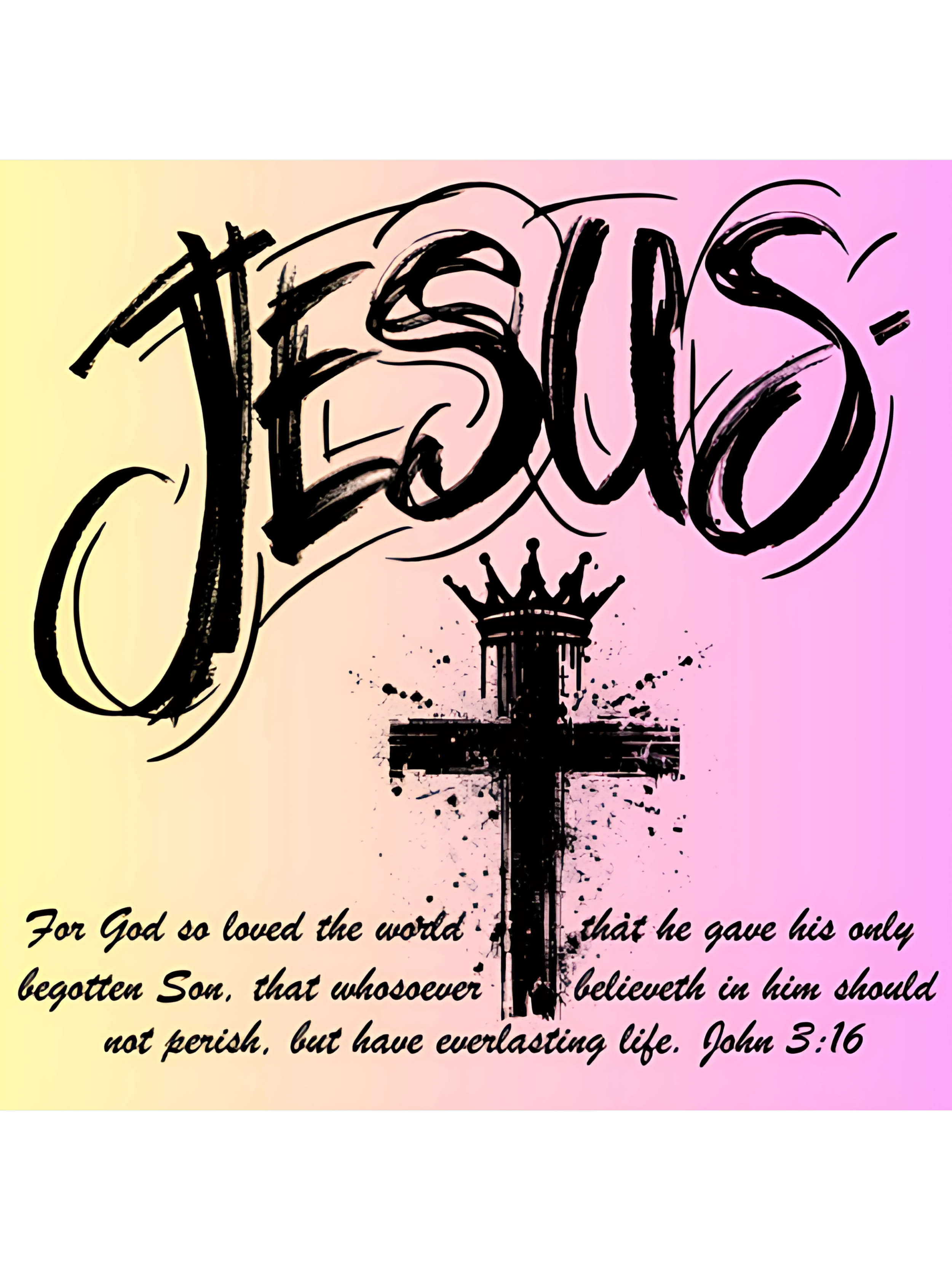 John 3:16 Sticker