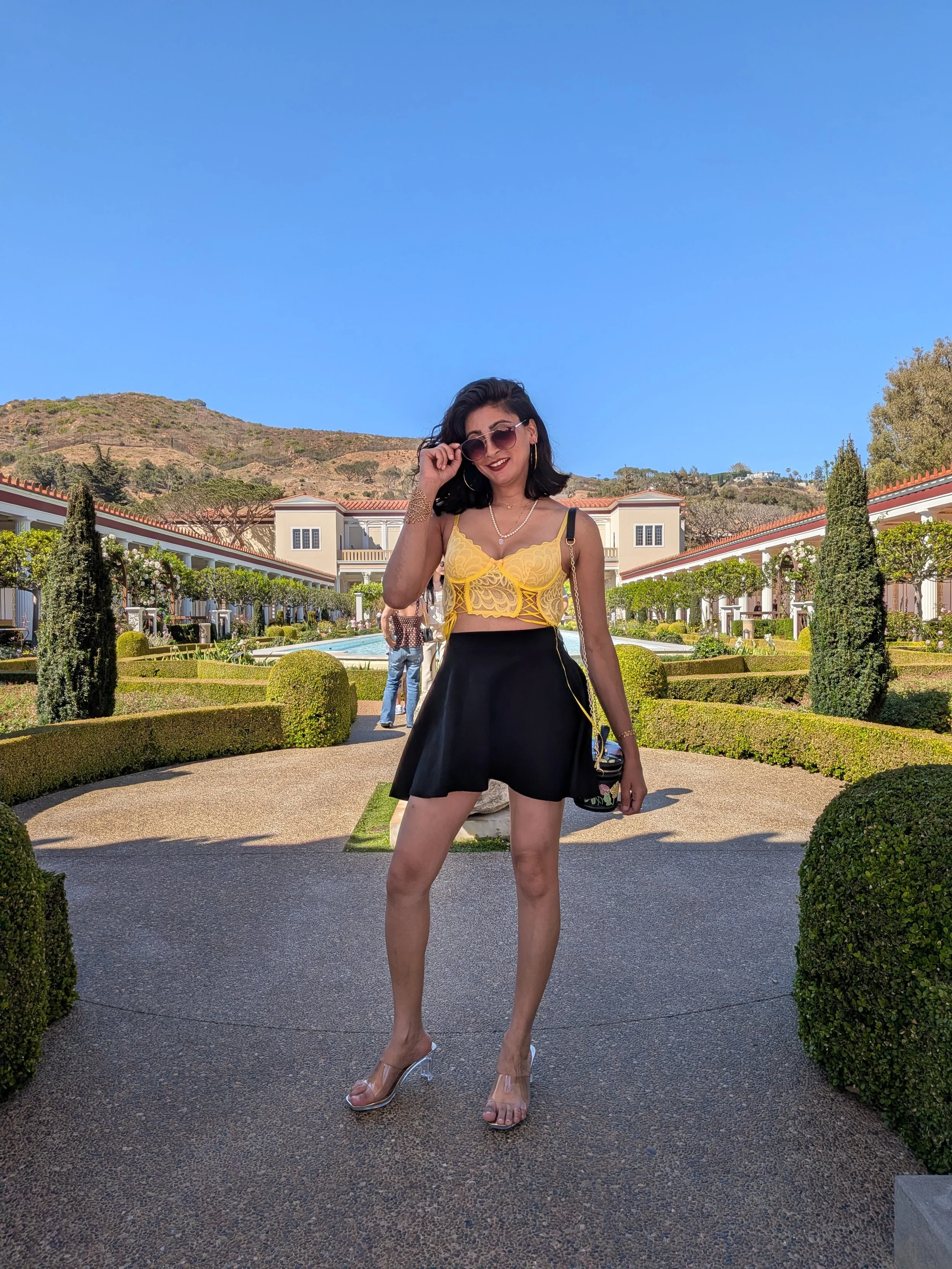 Me at the Getty Villa