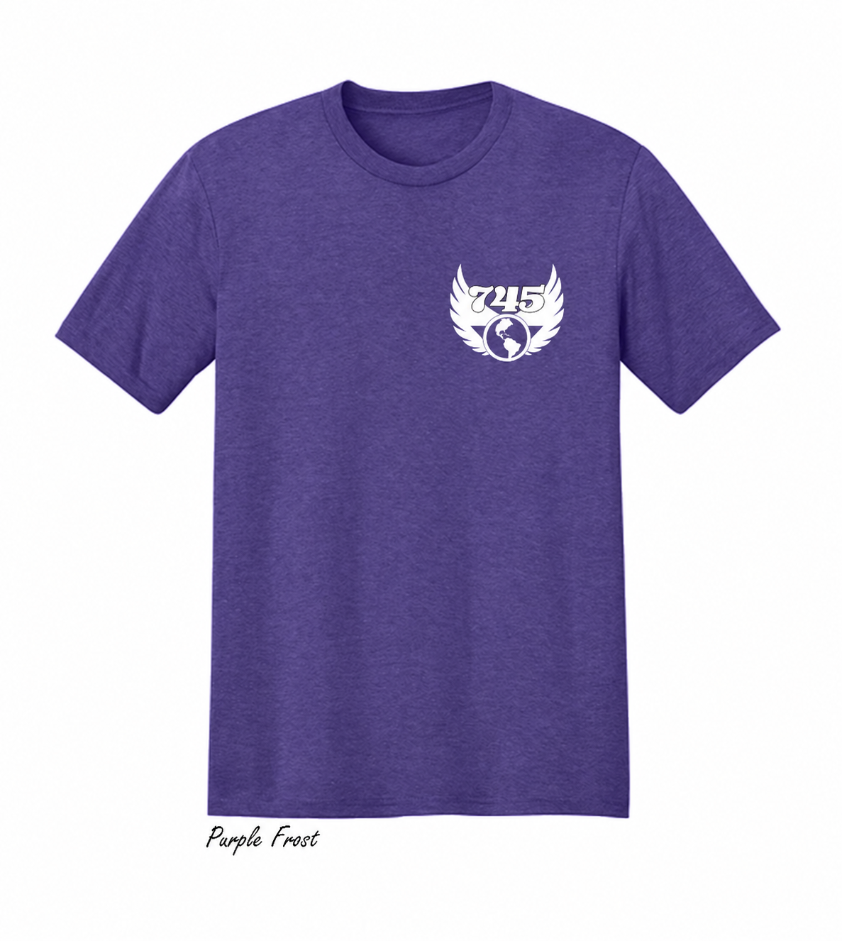 Purple 745 Winged Globe Tee.png