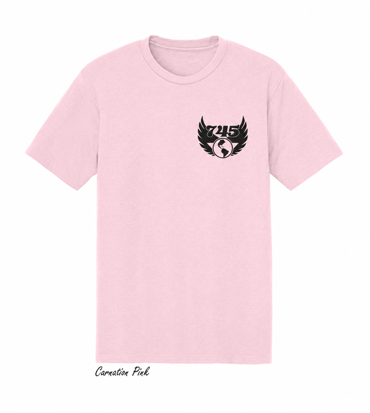 Carnation Pink 745 Winged Globe Tee.png