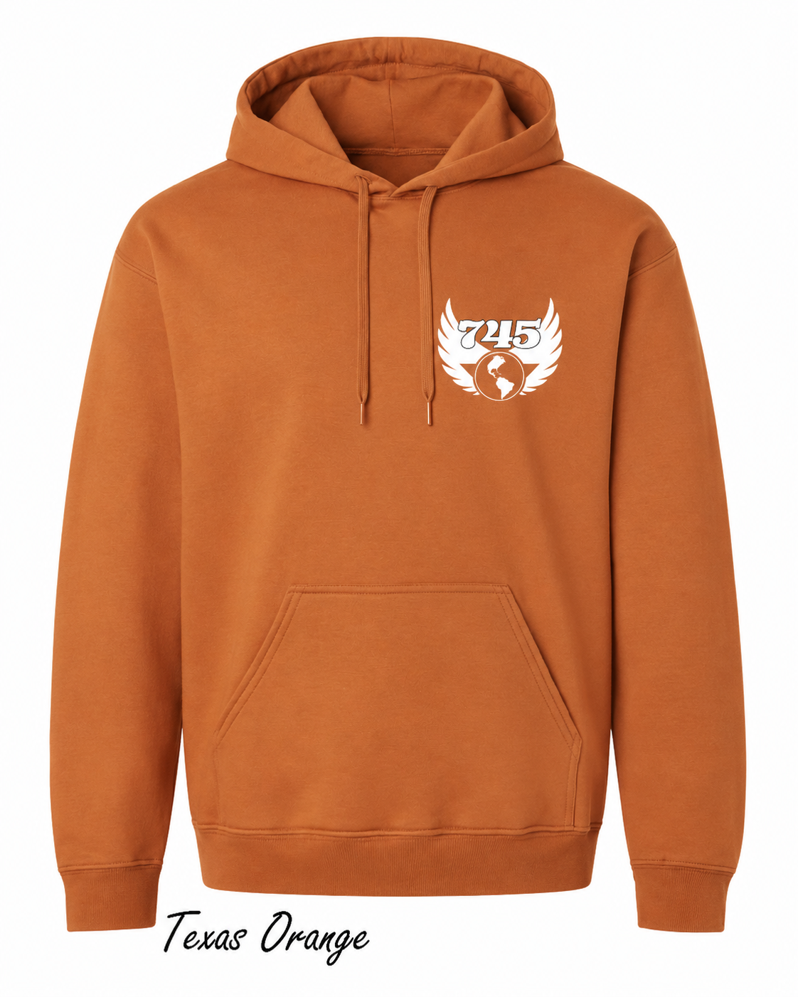 Texas Orange 745 Winged Globe Hoodie.png