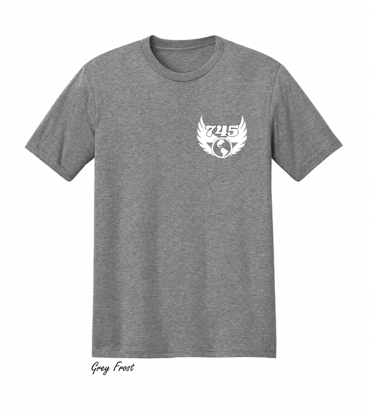 Grey 745 Winged Globe T-Shirt Mockup.png