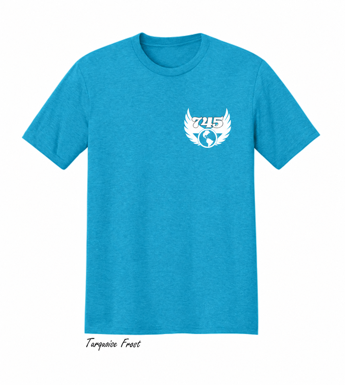 Turquoise Frost Winged 745 Tee Mockup.png